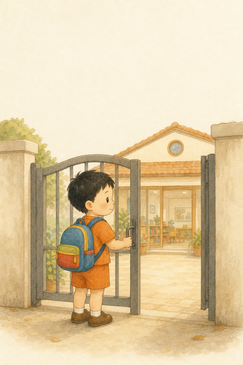 Goes to School